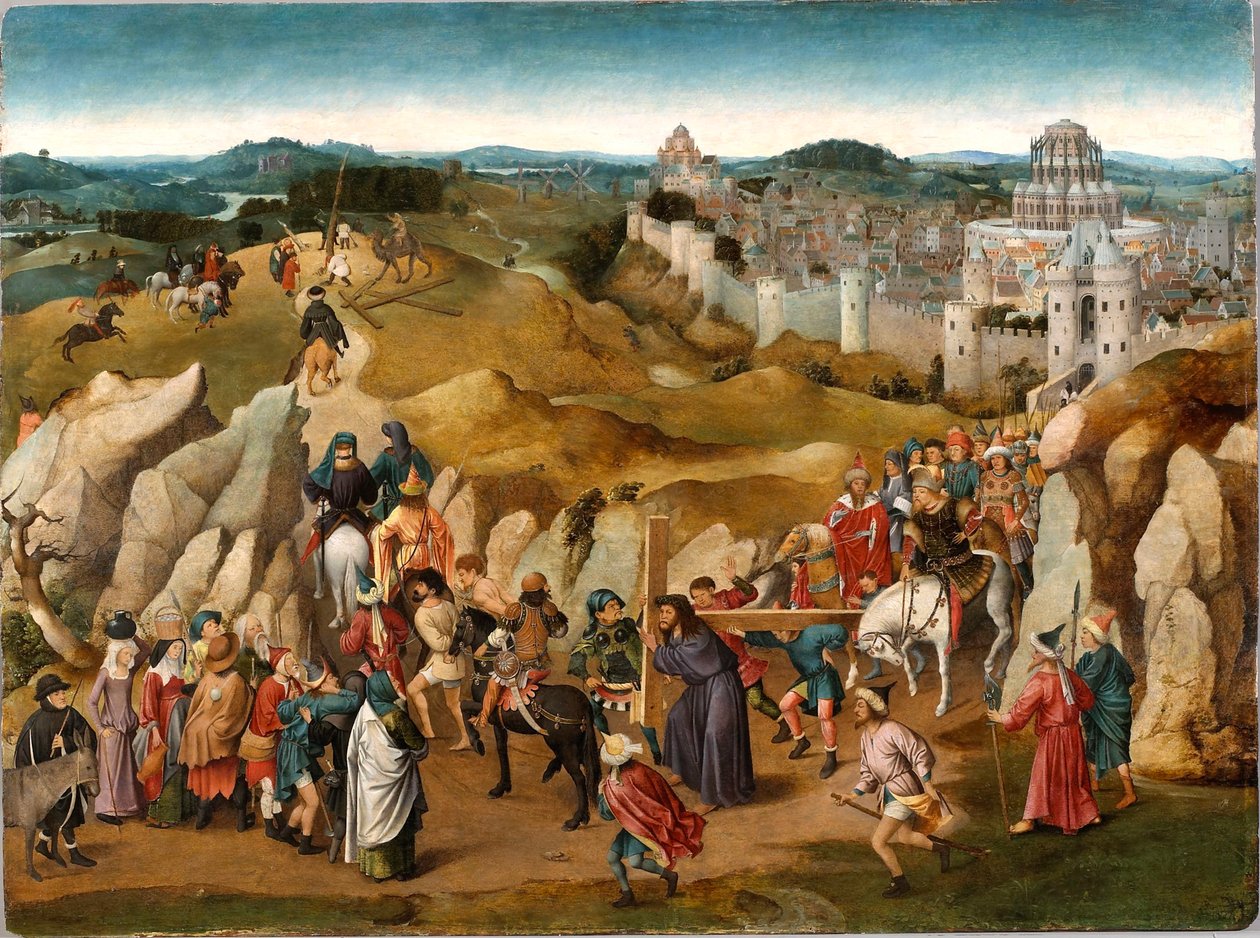 Veien til Golgata, ca. 1505-1510. av Jan van Eyck