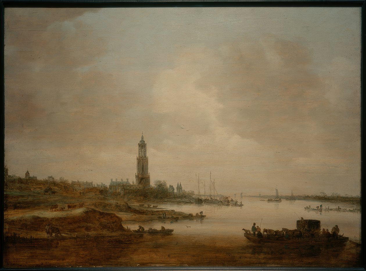 Utsikt over Rhenen av Jan Josephsz van Goyen