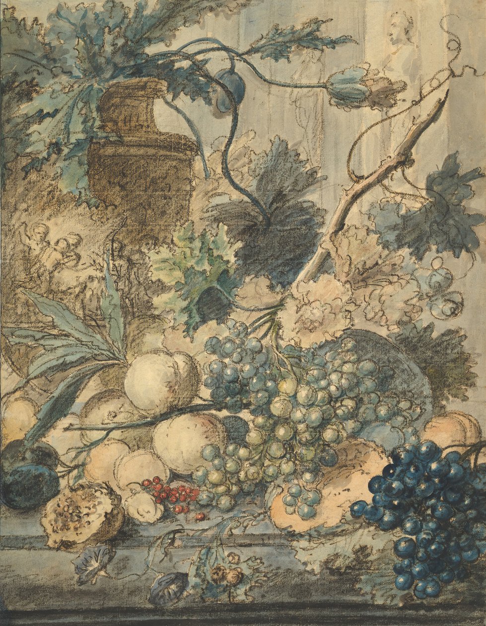 Stilleben med frukt, n.d.. av Jan van Huysum