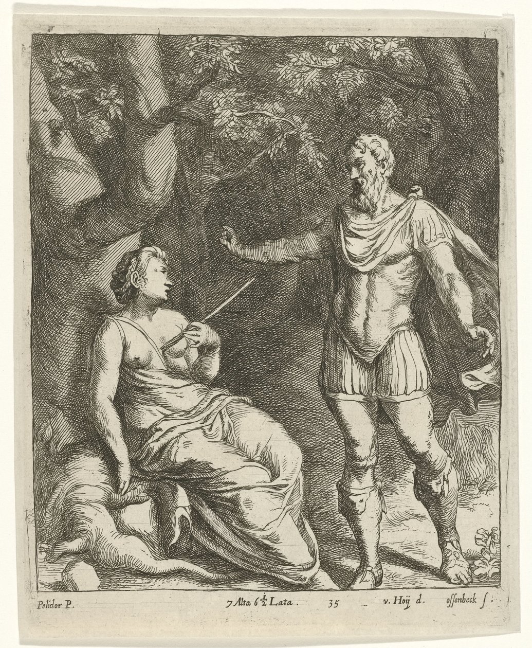 Cephalus og Procris av Jan van Ossenbeeck