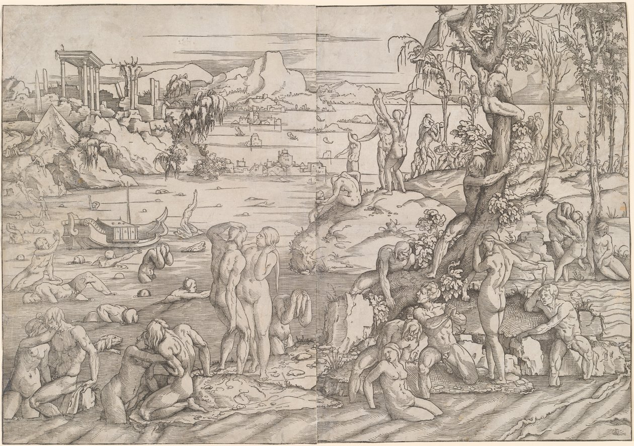 Syndfloden av Jan van Scorel