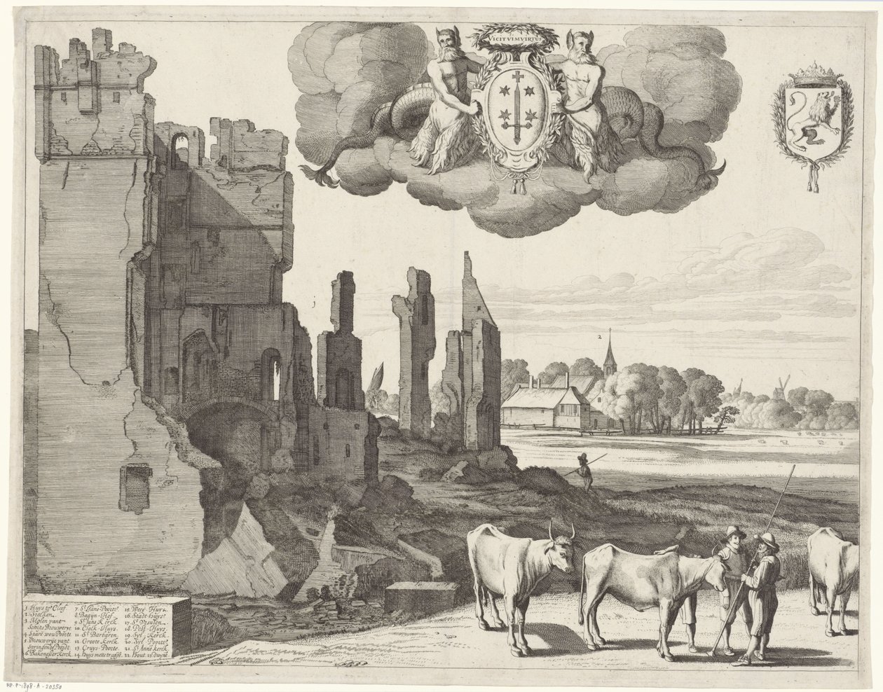Utsikt over Haarlem (venstre side) haerlem av Jan van de Velde (II)