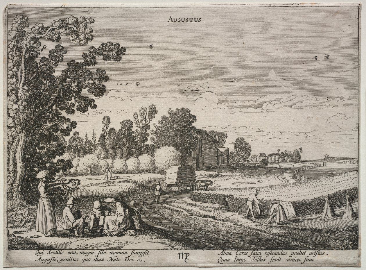 De tolv månedene: august av Jan van de Velde II
