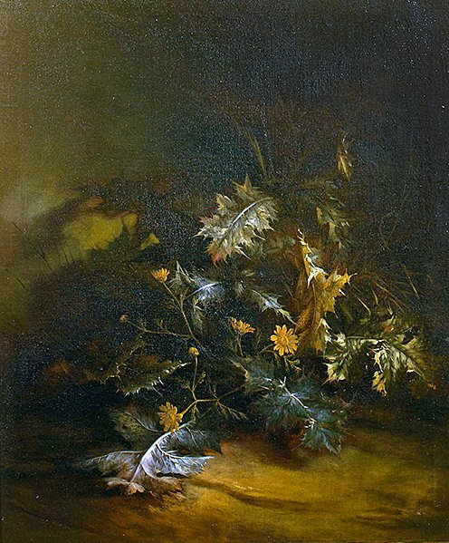 tistler (olje på lerret) av Jan van the Elder Kessel