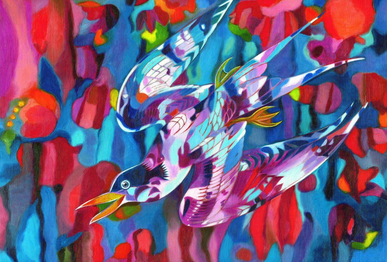 Dykkerfugl, 2013, av Jane Tattersfield
