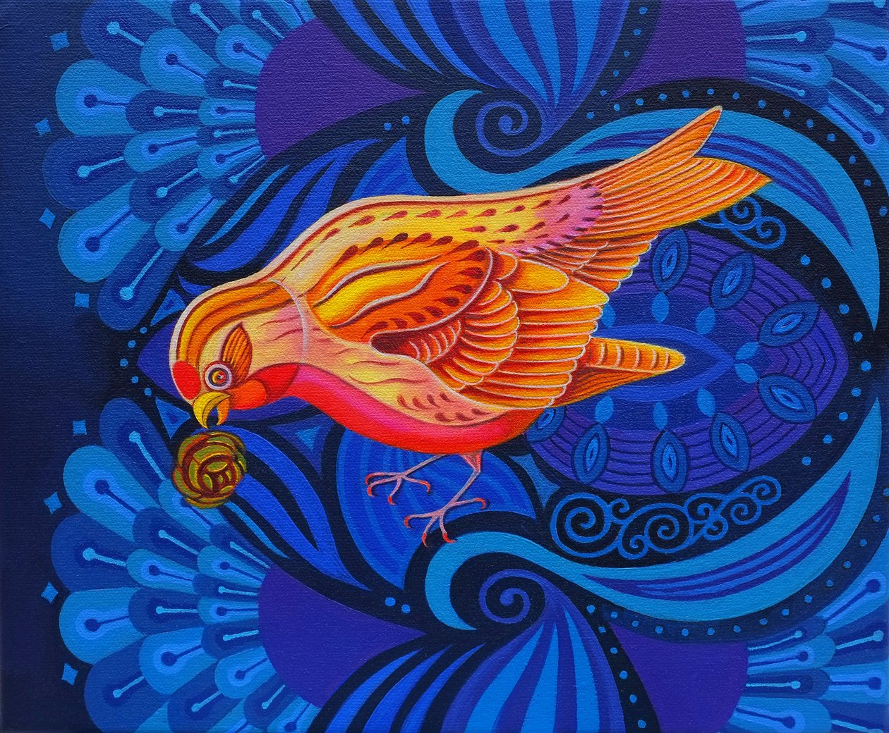 Redpoll, 2012, av Jane Tattersfield