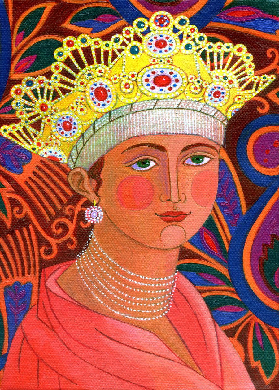 Russisk prinsesse, 2011, av Jane Tattersfield