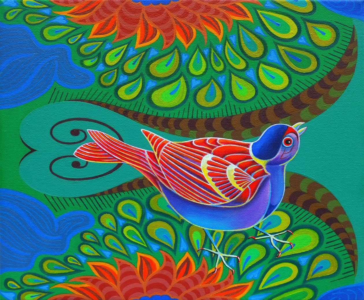 Spurv, 2012, av Jane Tattersfield