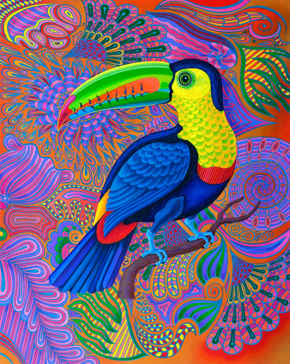 Toucan, 2021 av Jane Tattersfield