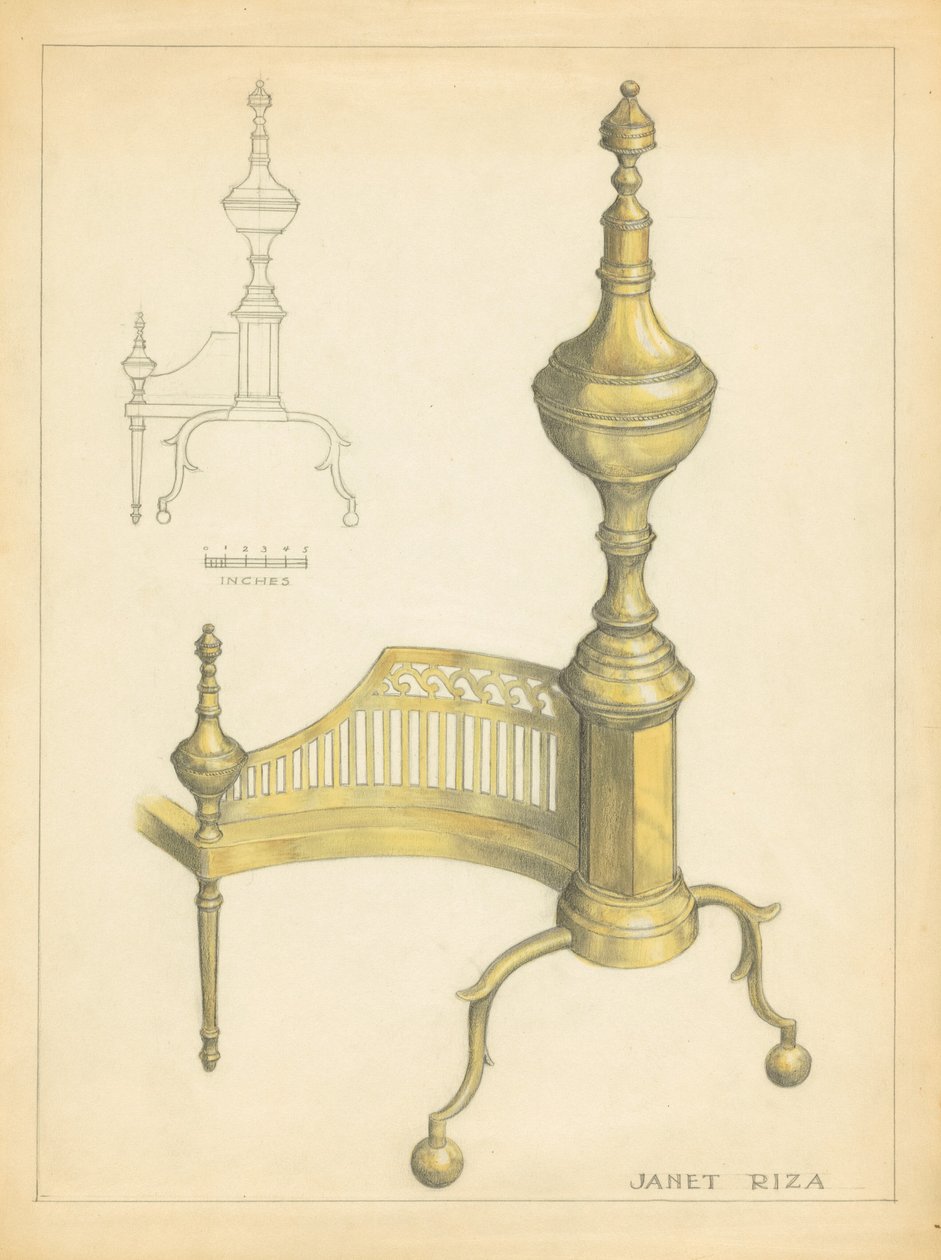 andiron av Janet Riza