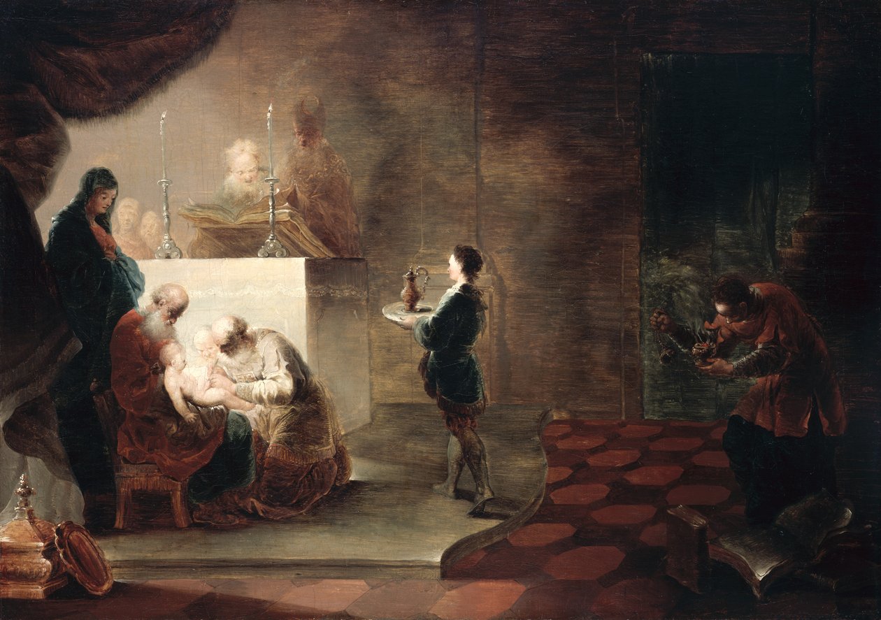 Kristi omskjæring, etter 1751 av Januarius Zick