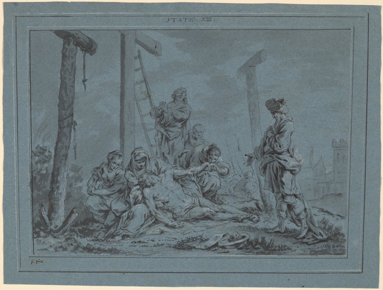 Klagesangen (STASJON XIII) av Januarius Zick