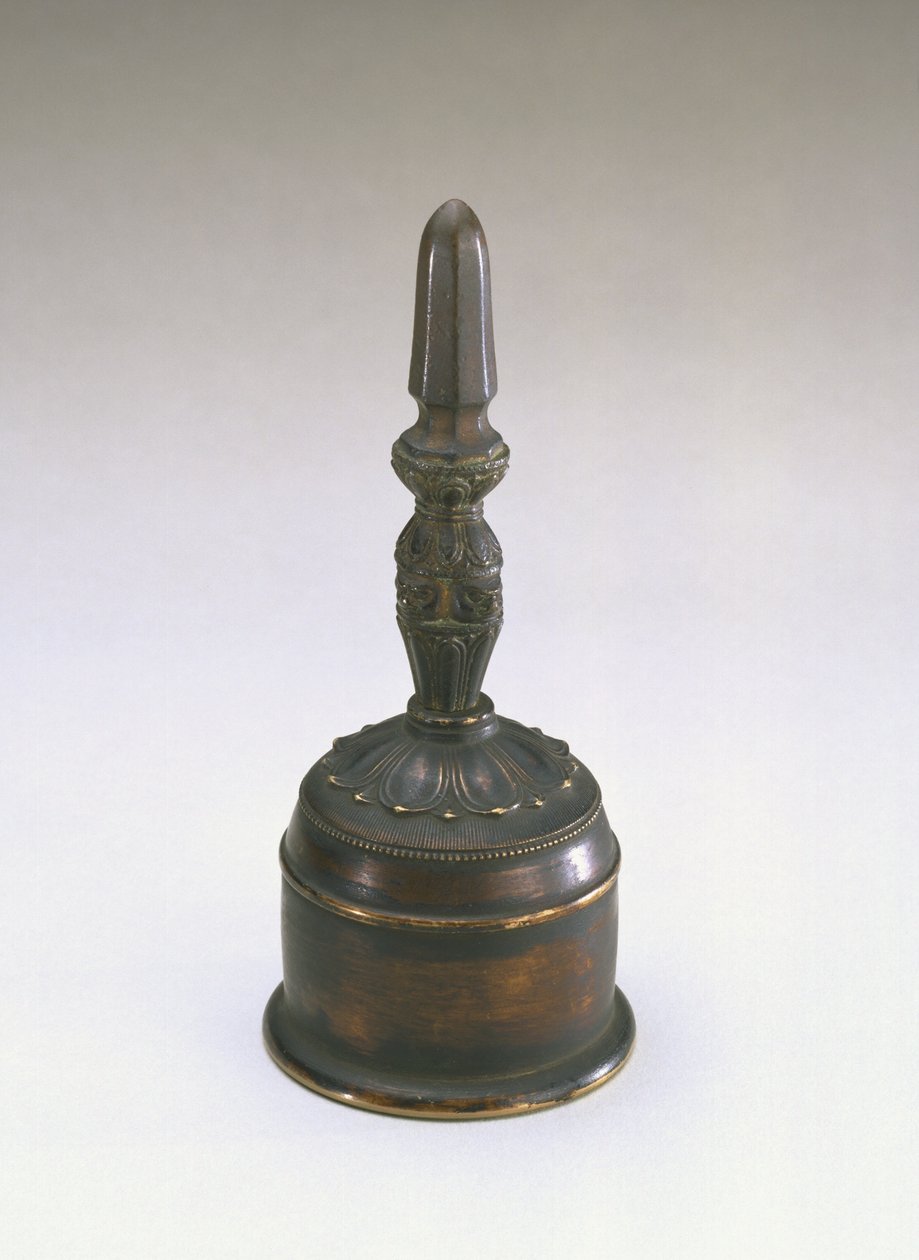 Buddhistisk rituell klokke, Kamakura-perioden, 1185-1333 (keramikk) av Japanese School