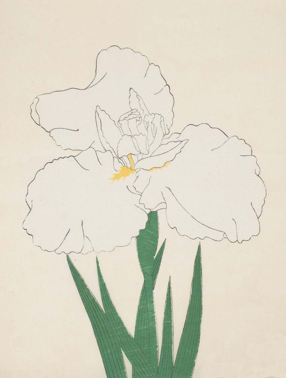 Fuji-ingen snø. 13, 1890 av Japanese School