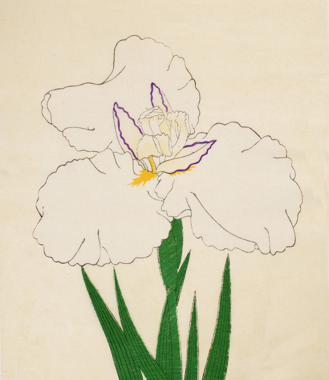 Hårvindu-med nr. 65, 1890 (Dette er DBock p Hayashi t) av Japanese School