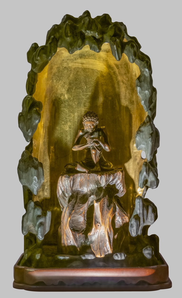 Shakyamuni asketisk. Japan, Edo-perioden av Japanese School
