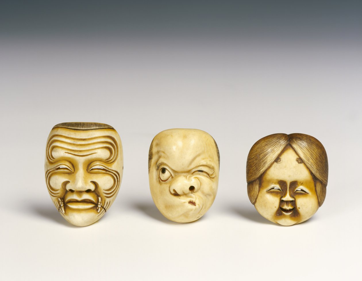 Tre masker av Japanese School