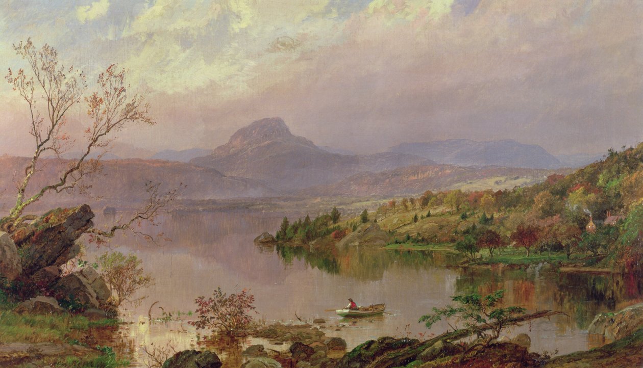Sukkertoppen fra Wickham Lake, 1876 av Jasper Francis Cropsey