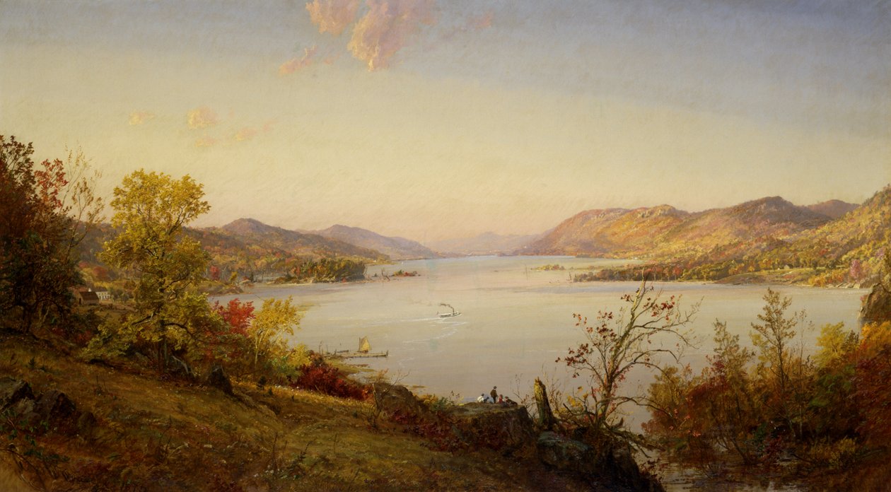 Greenwood Lake, 1875. av Jasper Francis Cropsey
