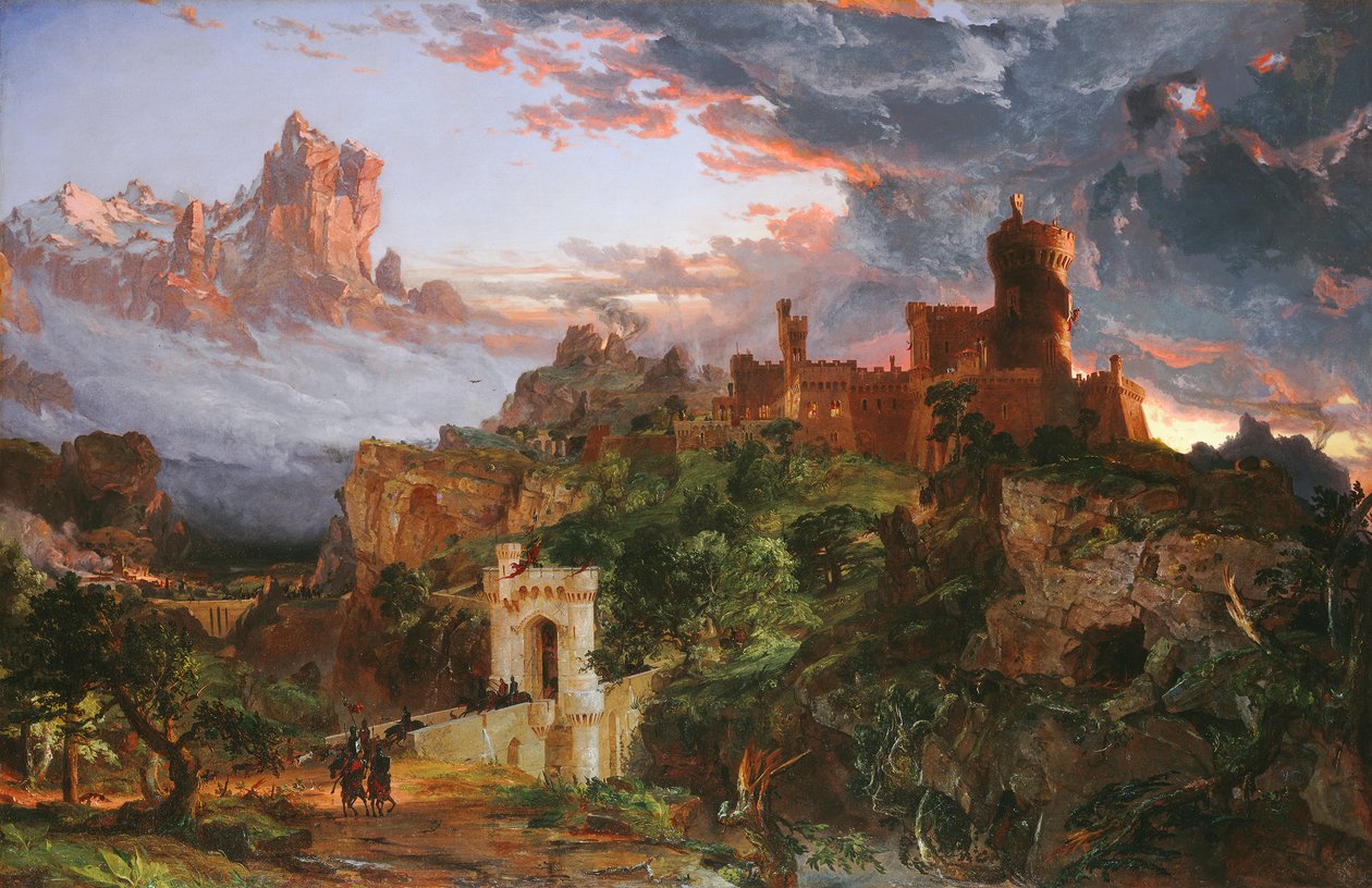 The Spirit of War, 1851 av Jasper Francis Cropsey
