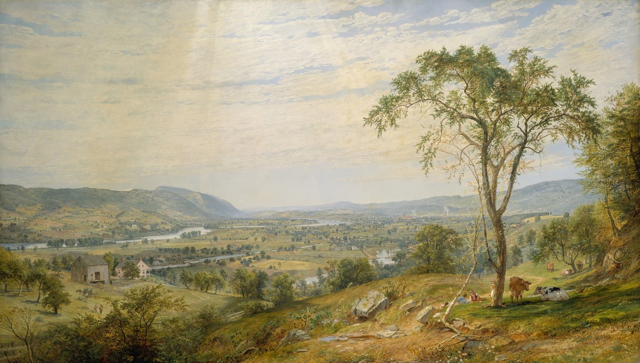 The Valley of Wyoming, 1865. av Jasper Francis Cropsey