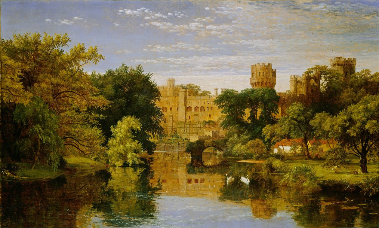 Warwick Castle, England av Jasper Francis Cropsey