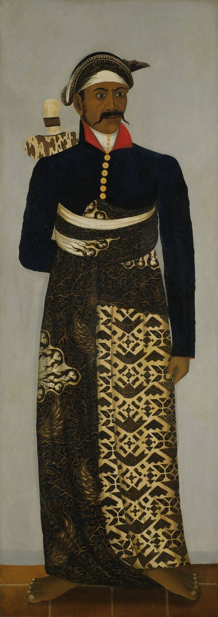 Javanesisk hoffmann, ca. 1820-70 av Javanese School