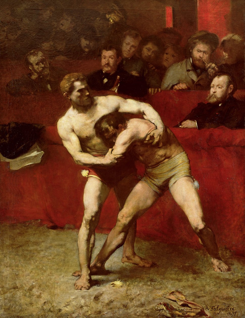 Wrestlers, 1875 av Jean Alexandre Joseph Falguiere