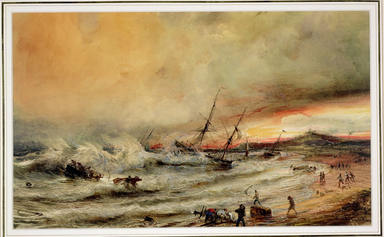 Forliset, 1832 av Jean Antoine Theodore Gudin