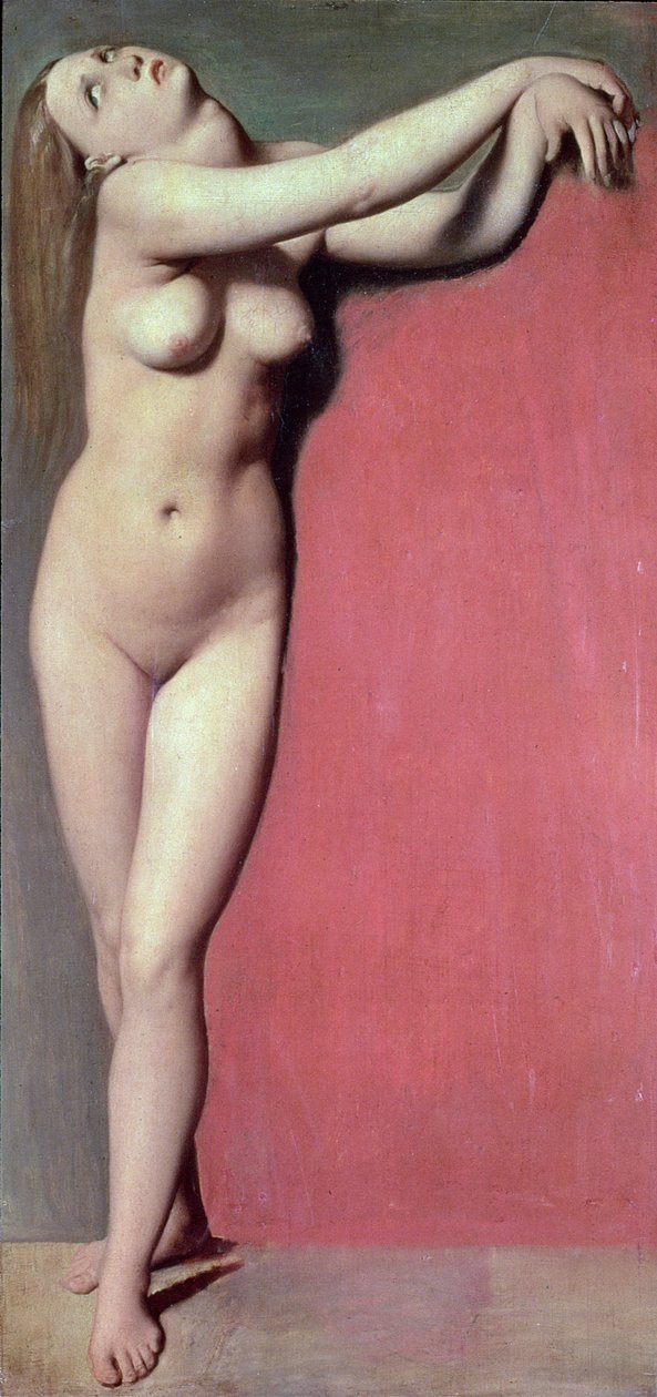 Angelique, ca. 1819 av Jean Auguste Dominique Ingres
