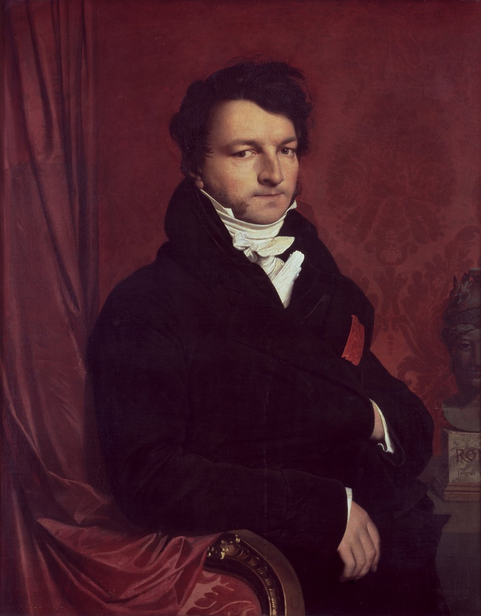 Monsieur de Norvins (1769-1854), 1811-12 av Jean Auguste Dominique Ingres
