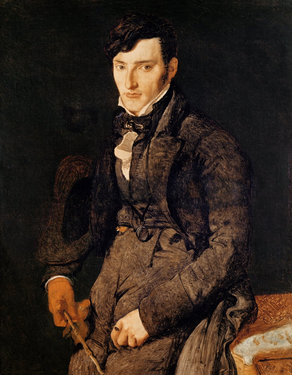 Portrett av Jean-Pierre-Francois Gilibert (1783-1850) 1804-05 av Jean Auguste Dominique Ingres