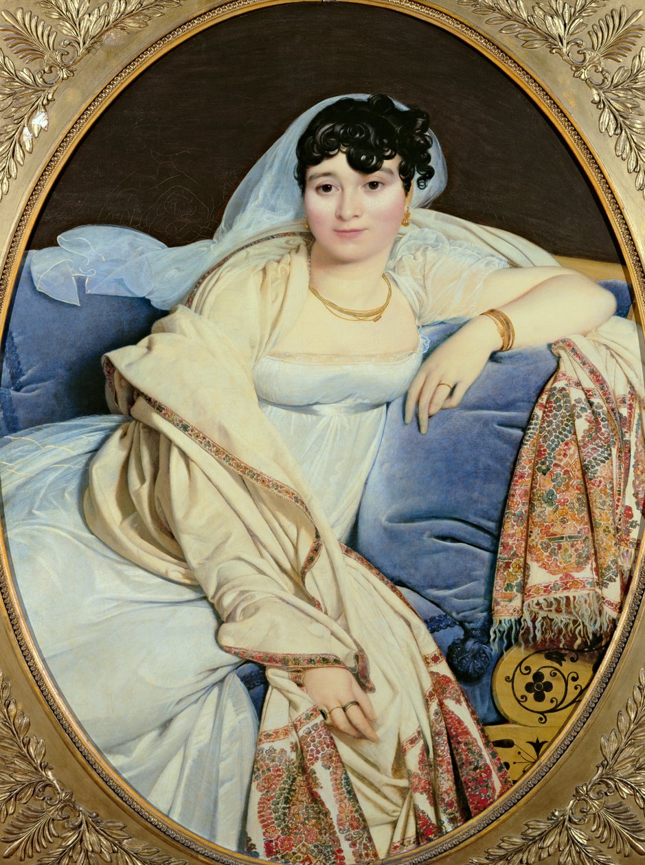 Portrett av Madame Riviere (177374-1848) født Marie Francoise Jacquette Bibiane Blot de Beauregard, 1805 av Jean Auguste Dominique Ingres