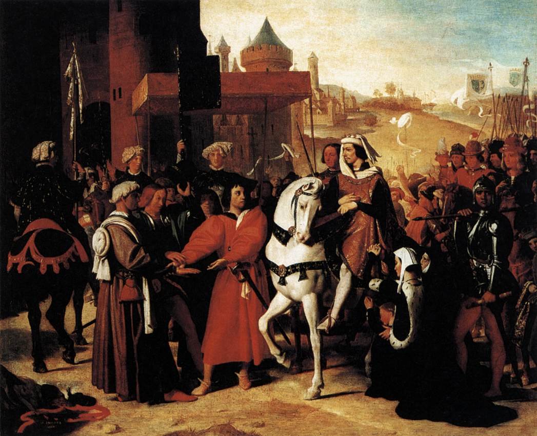 The Entry of the Future Charles V av Jean Auguste Dominique Ingres