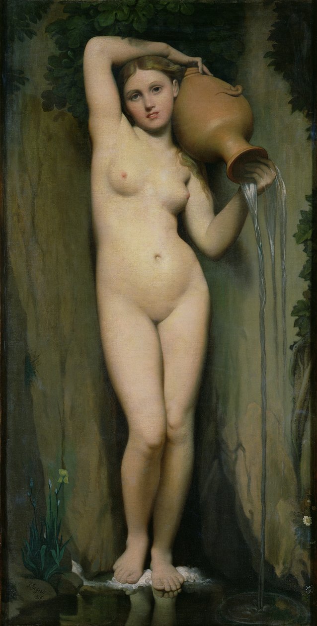 Kilden, 1856 av Jean Auguste Dominique Ingres