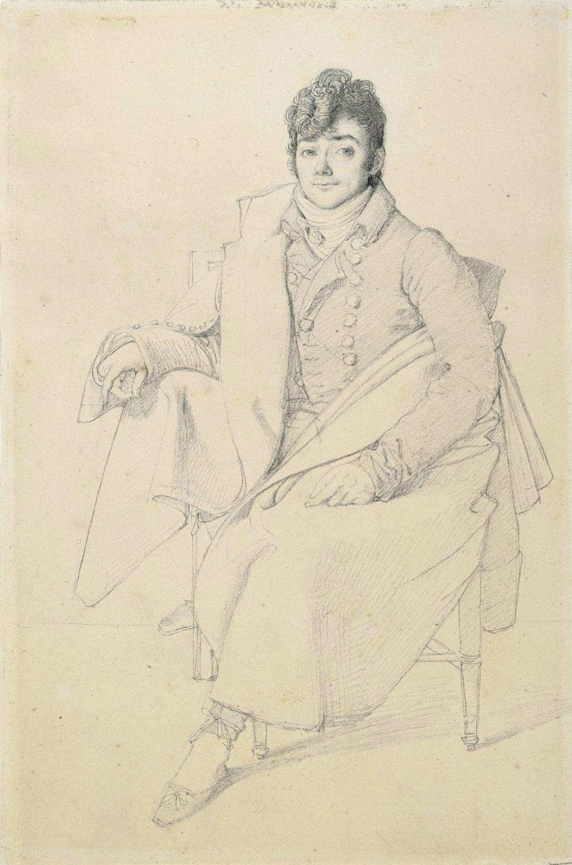 Billedhuggeren Charles Dupaty av Jean Auguste Dominique Ingres