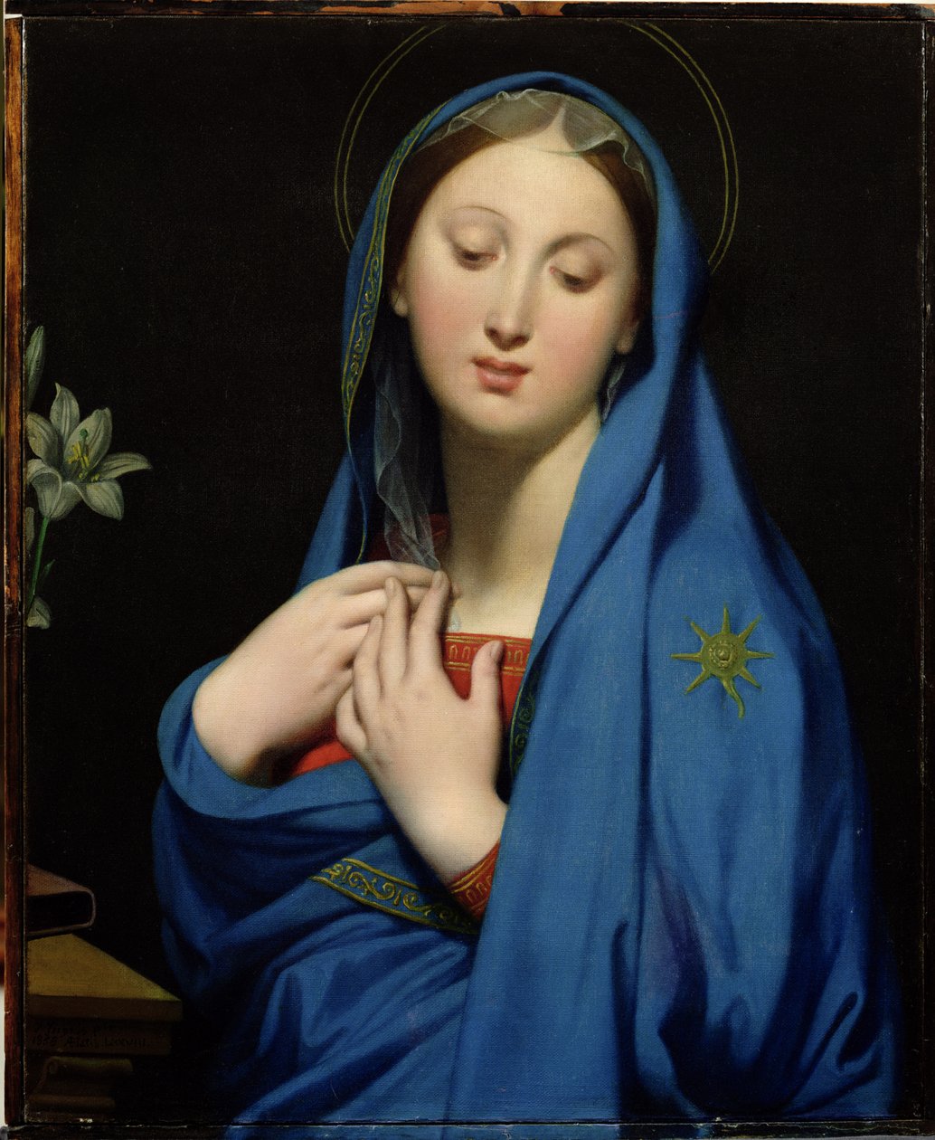 Jomfru av adopsjonen, 1858 av Jean Auguste Dominique Ingres