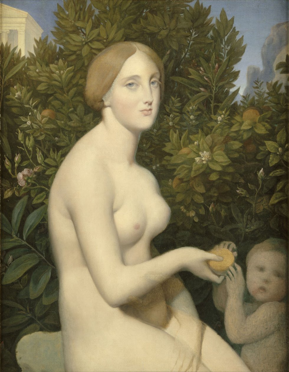 Venus i Paphos av Jean Auguste Dominique Ingres