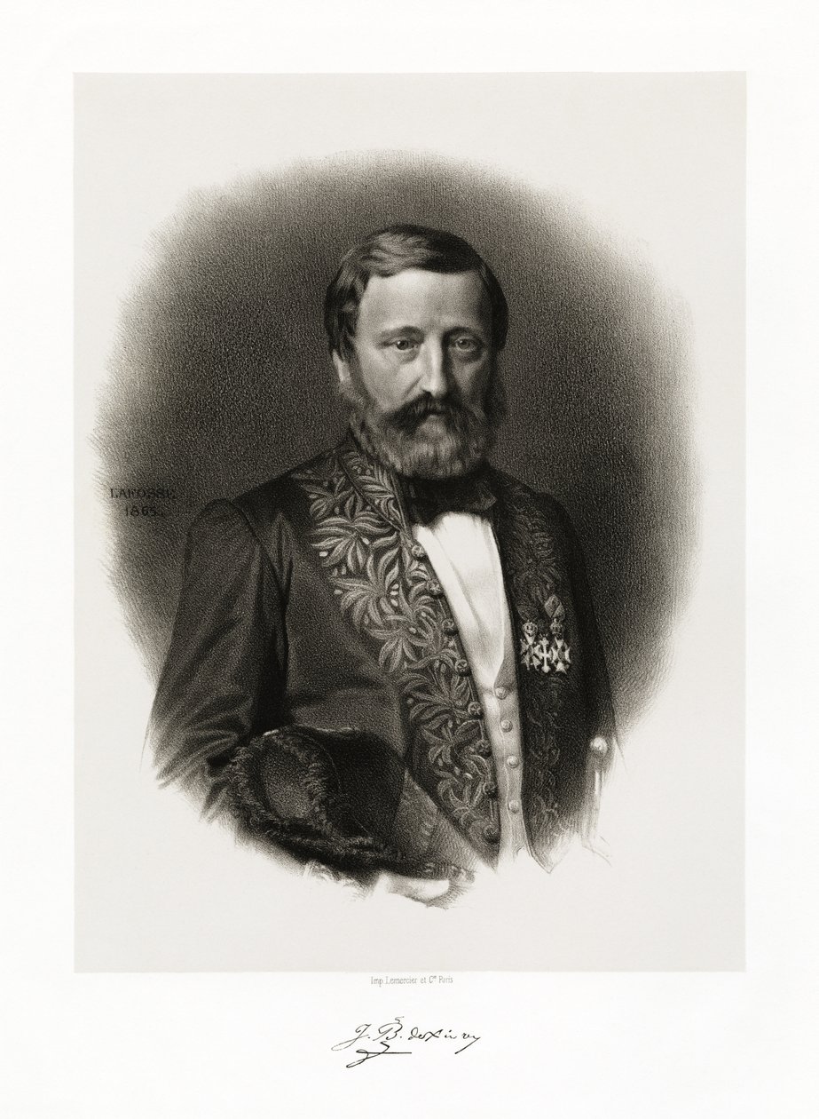 Jules Berger de Xivrey, 1865-66 av Jean Baptiste Adolphe Lafosse