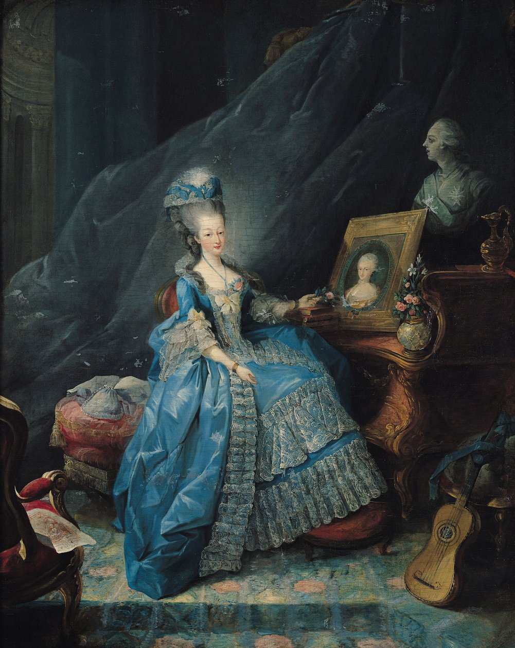 Marie-Therese av Savoy (1756-1805) 1775 av Jean Baptiste Andre Gautier D