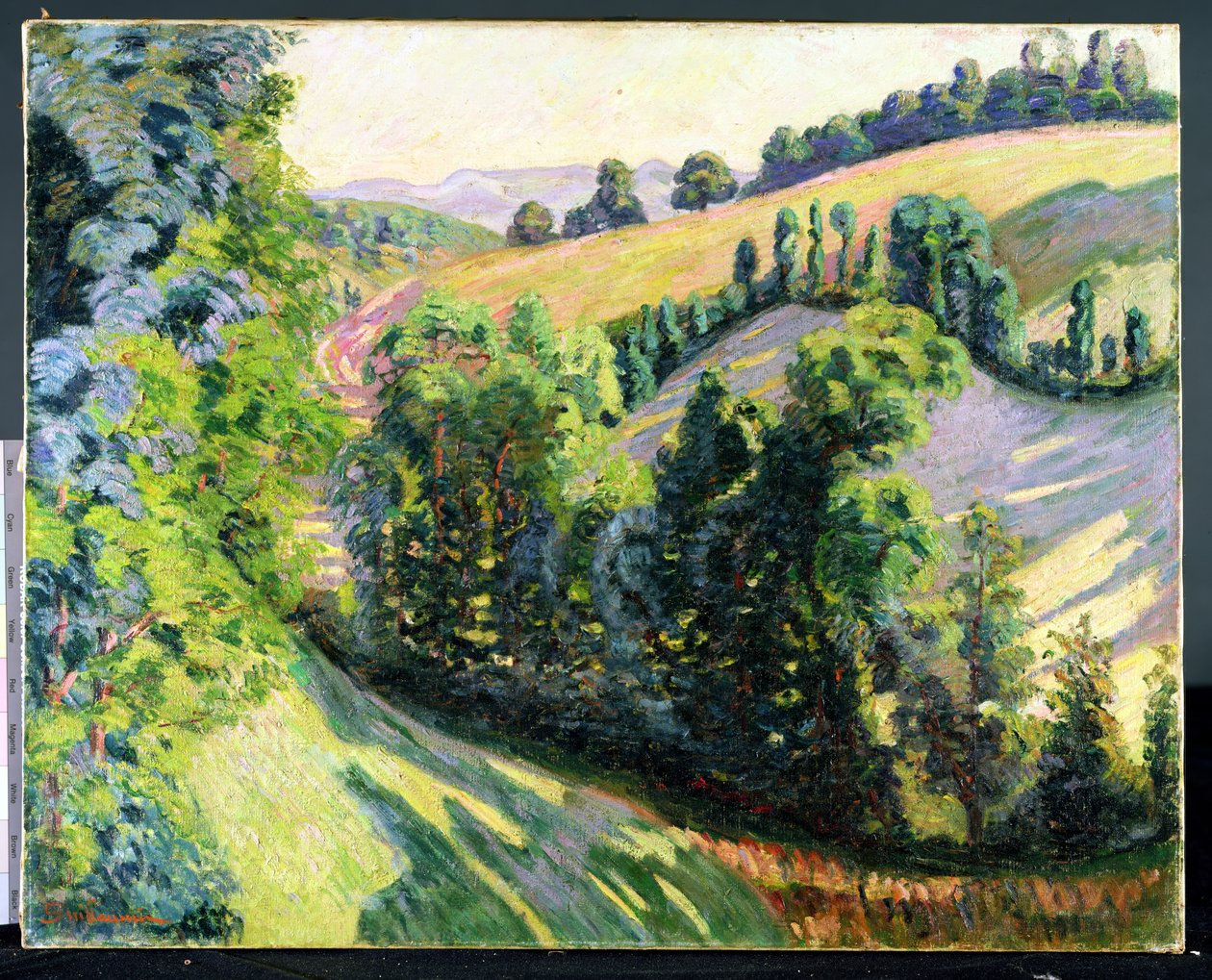 Landskap ved Pontgibaud, ca. 1895 av Jean Baptiste Armand Guillaumin
