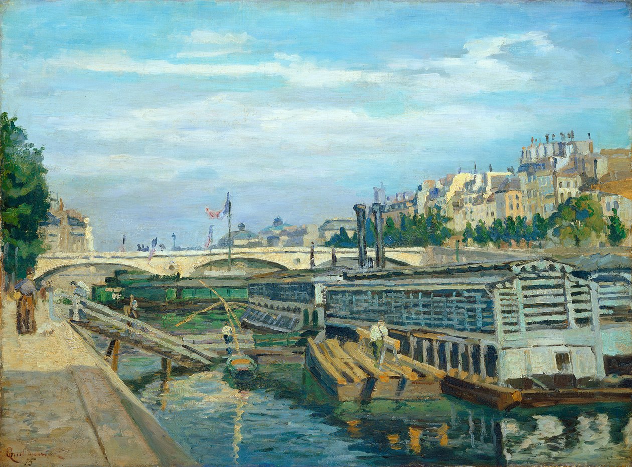 Broen til Louis Philippe, 1875 av Jean Baptiste Armand Guillaumin