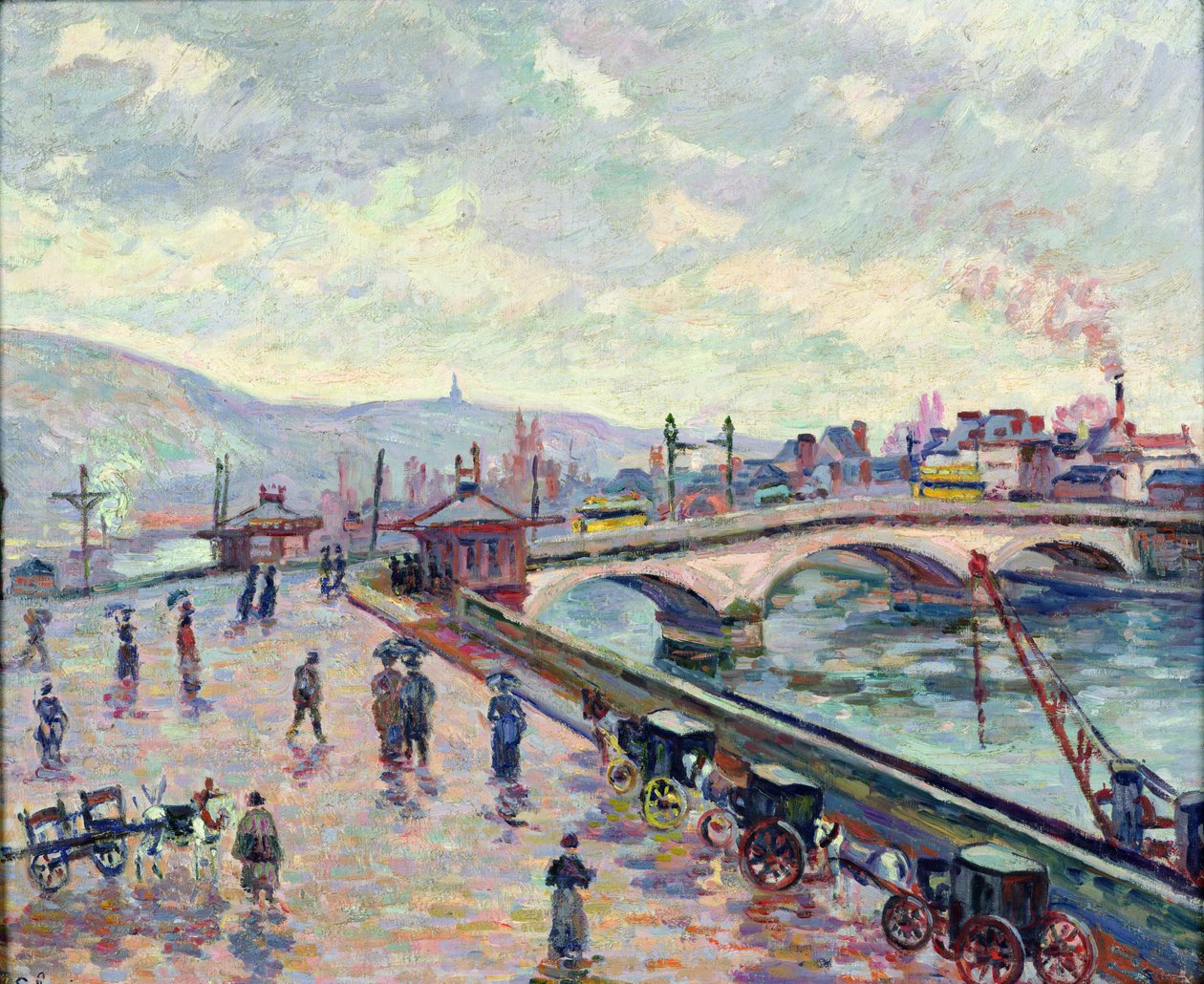 Seinen ved Rouen av Jean Baptiste Armand Guillaumin
