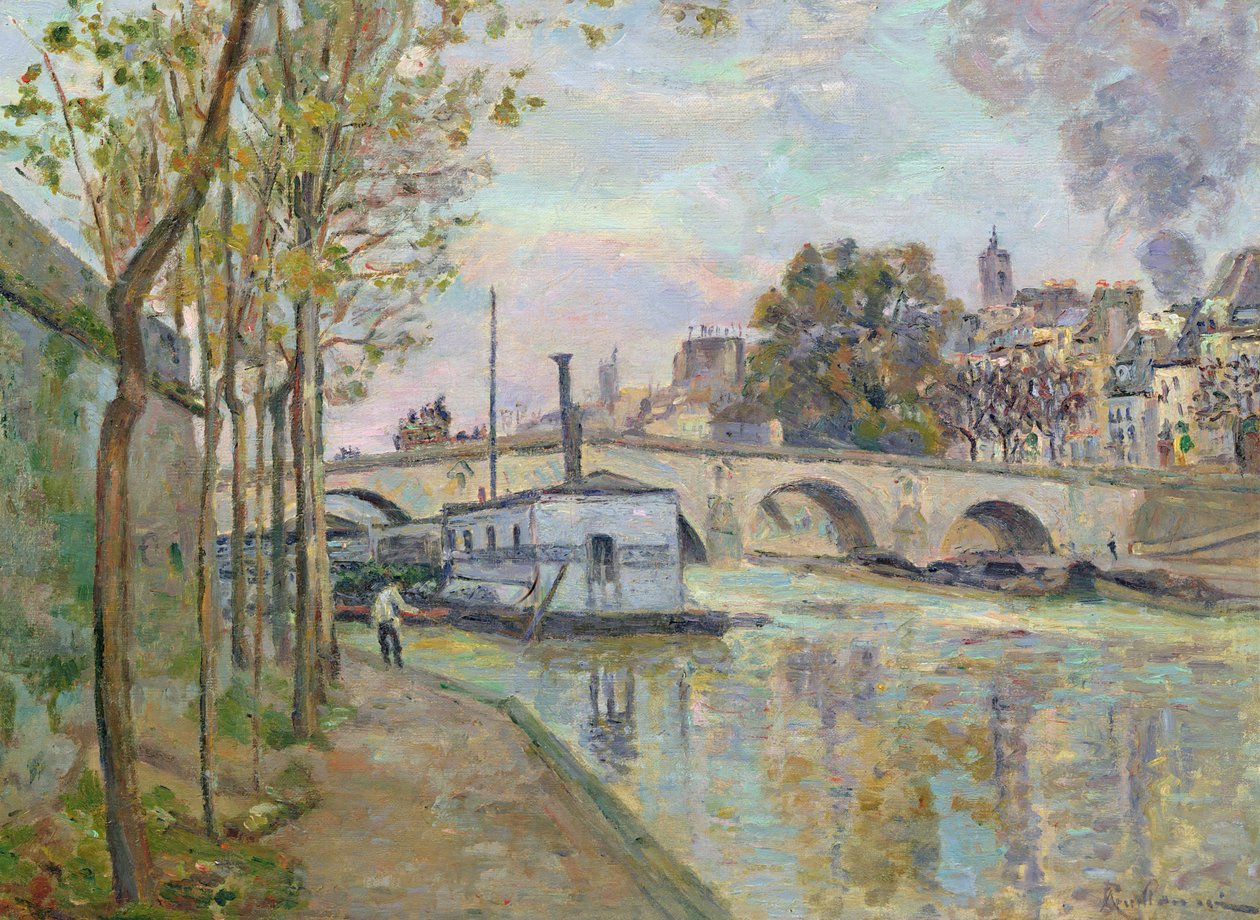 Seinen i Paris av Jean Baptiste Armand Guillaumin