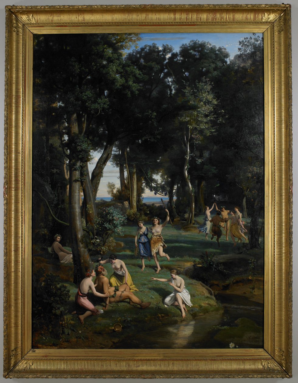 Silenus, 1838 av Jean Baptiste Camille Corot