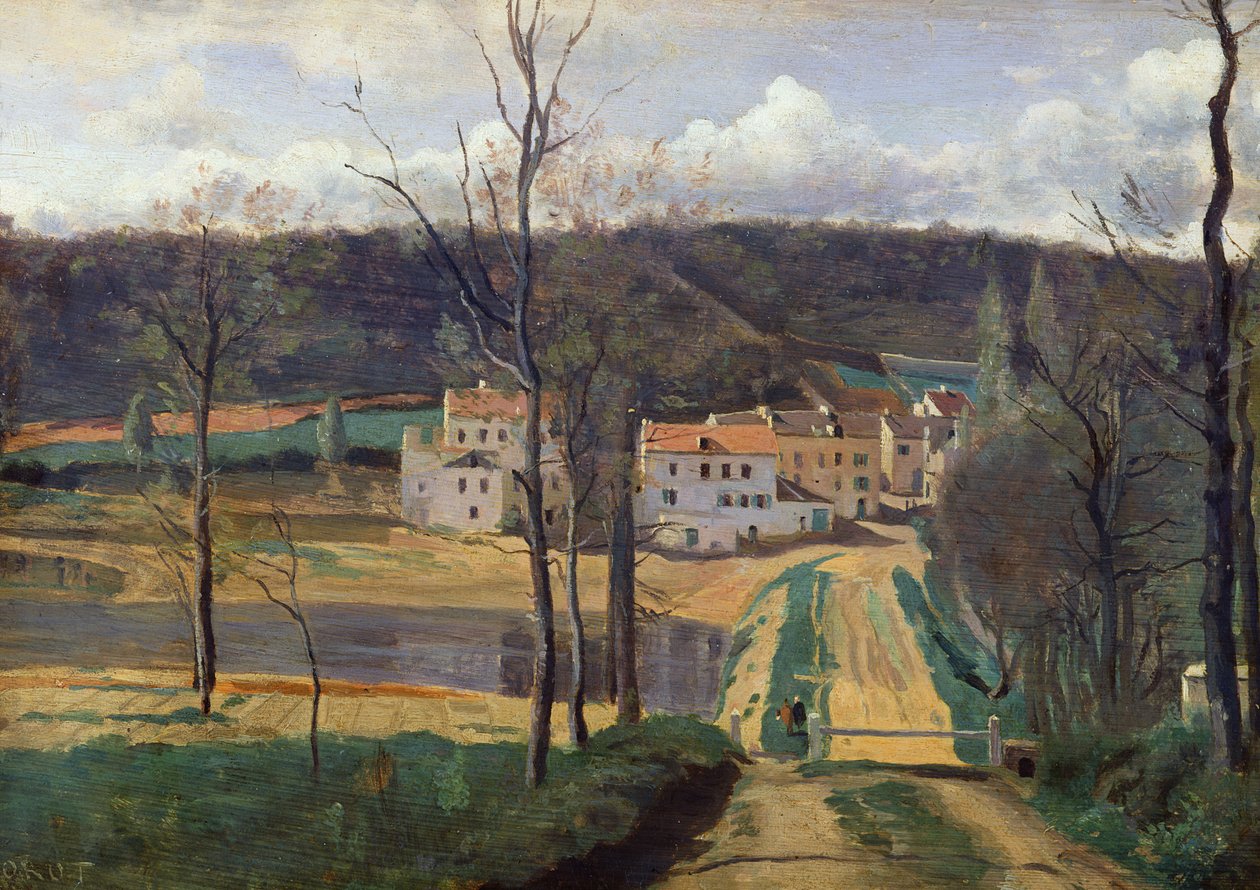 Ville-d'Avray, ca. 1820 av Jean Baptiste Camille Corot