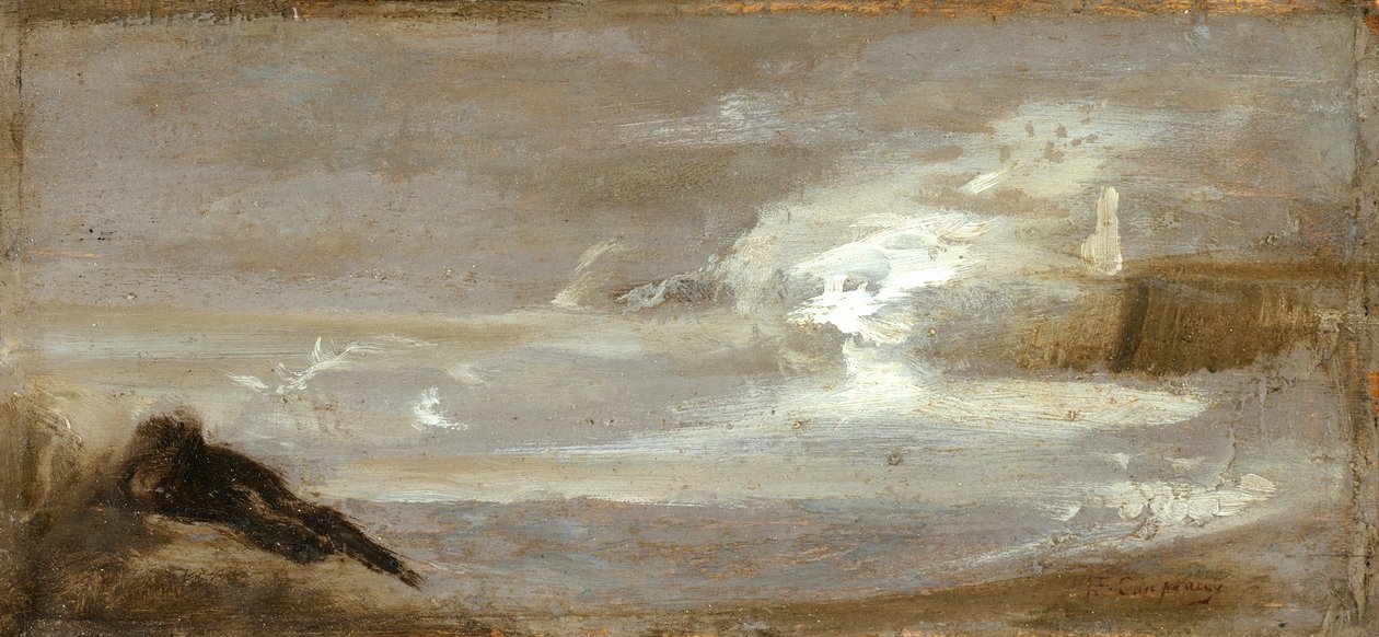 Seascape, ca. 1850-60 av Jean Baptiste Carpeaux