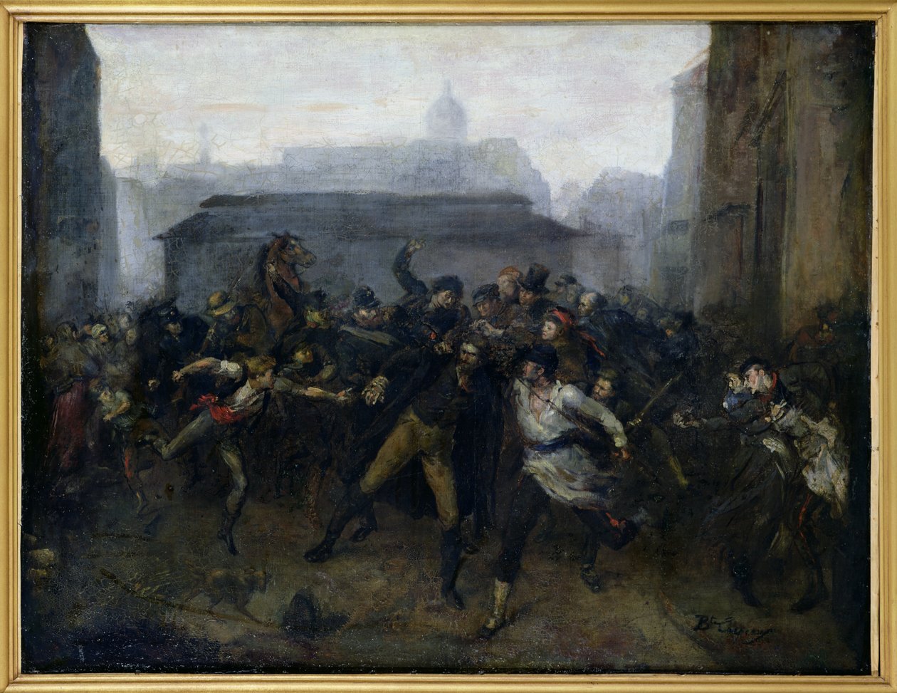 The Spy, Episode of the Siege of Paris, 1871 av Jean Baptiste Carpeaux
