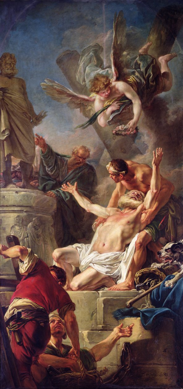 The Martyrdom of St. Andrew, 1758 av Jean Baptiste Deshays de Colleville