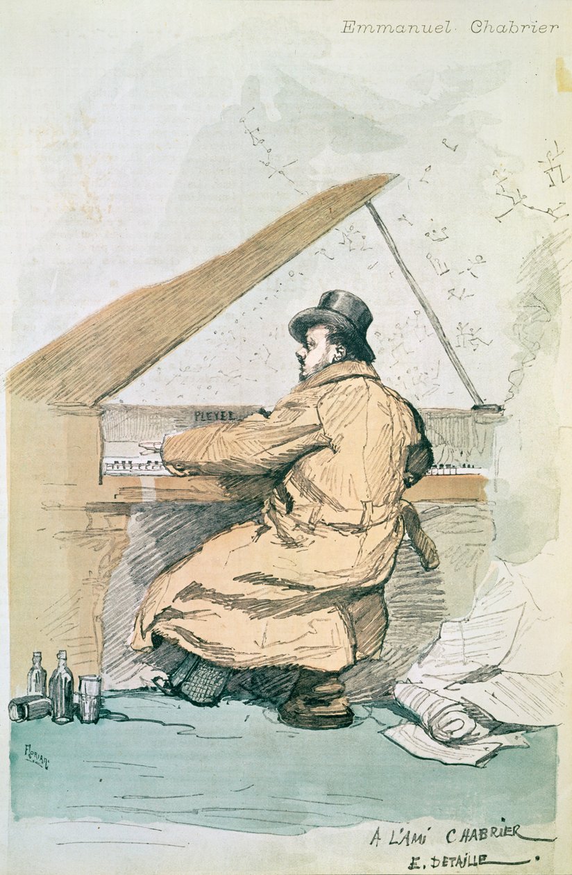 Emmanuel Chabrier, omslagsillustrasjon fra 